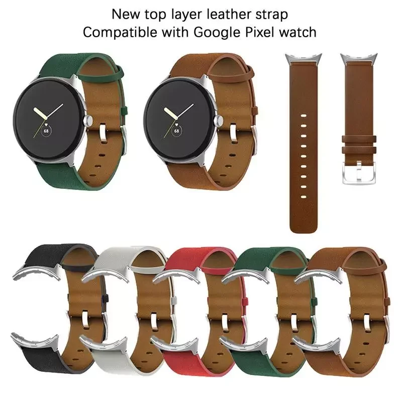 

Business Strap For Google Pixel Watch 2022 Band Smartwatch Watchband Bracelet Accessories For Pixel Watch Leather Straps