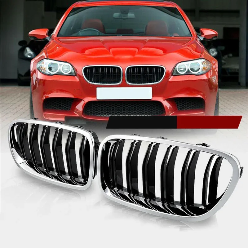 Фото Для BMW 5-Series F10/F11/F18 528i 535i 2010-2016 Передняя решетка почек №1