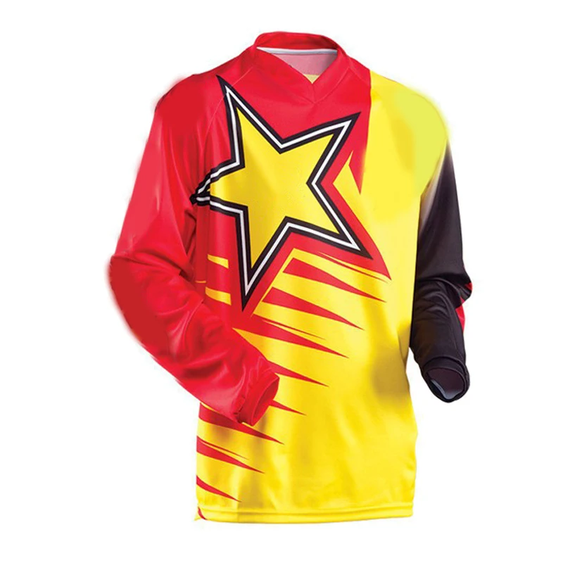 

Cycling Wear Long Sleeve Top Men's Mountain Bike Cross Country Motorcycle Wear Motocross Gear cycling jersey men