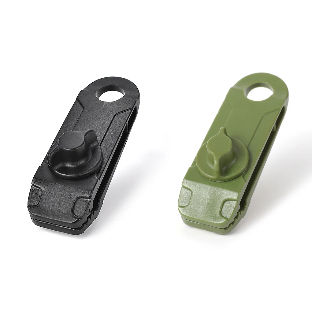 

Набор из 8 зажимов для тента, нейлоновые Регулируемые Портативные захваты, ветрозащитные крепежи, аксессуары, черный цвет, 6 кг