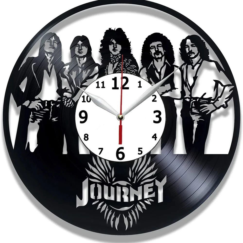 

Настенные часы с виниловой пластиной, совместимые с путешествиями, тематические, подарок для мужчин
