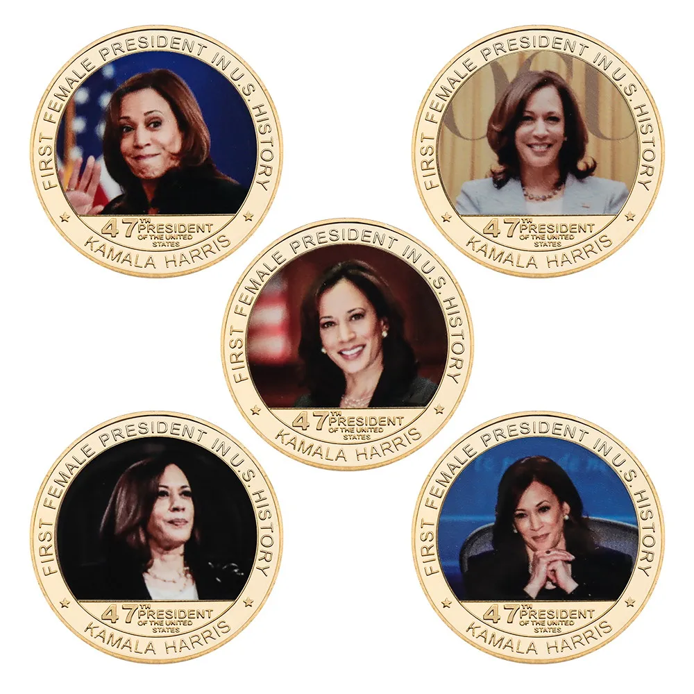 

Набор из 5 памятных монет «Камала Харрис: Первая женщина-президент США»