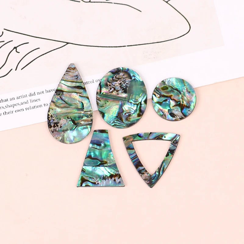 

Abalone Shell Beads Natural Shell Jewelry Making Necklace Earrings Accessories