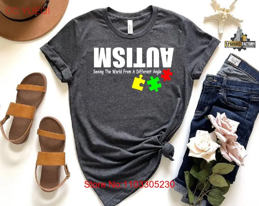 Футболка с аутизмом. Уникальная перспектива. Верхняя одежда для новорожденных.