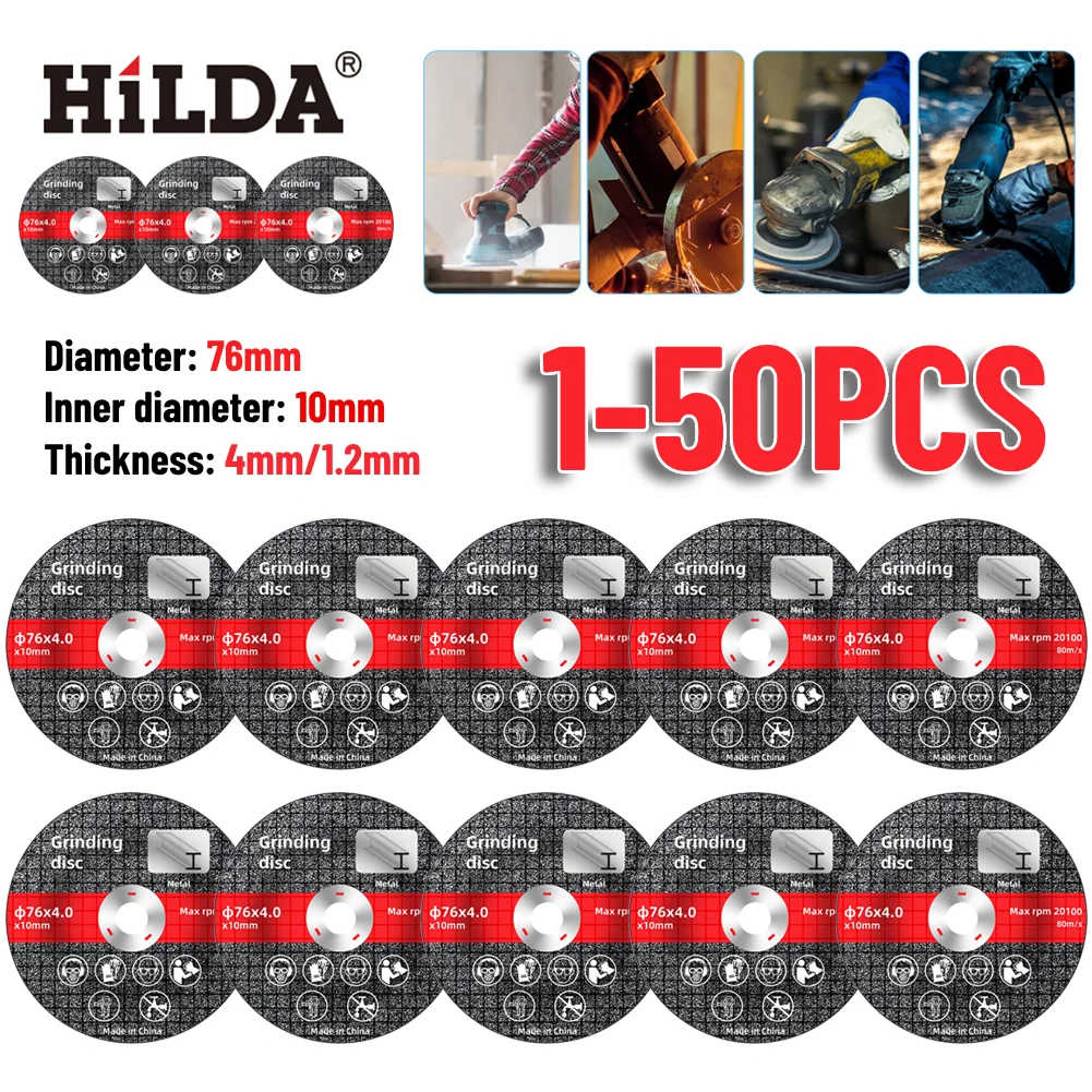 

1-50PCS 76mm Diamond Grinding Disc Wheel Grinding Diamond Grinding Glass Saw Blade Metal Cutting Disc Angle Grinder Accessories