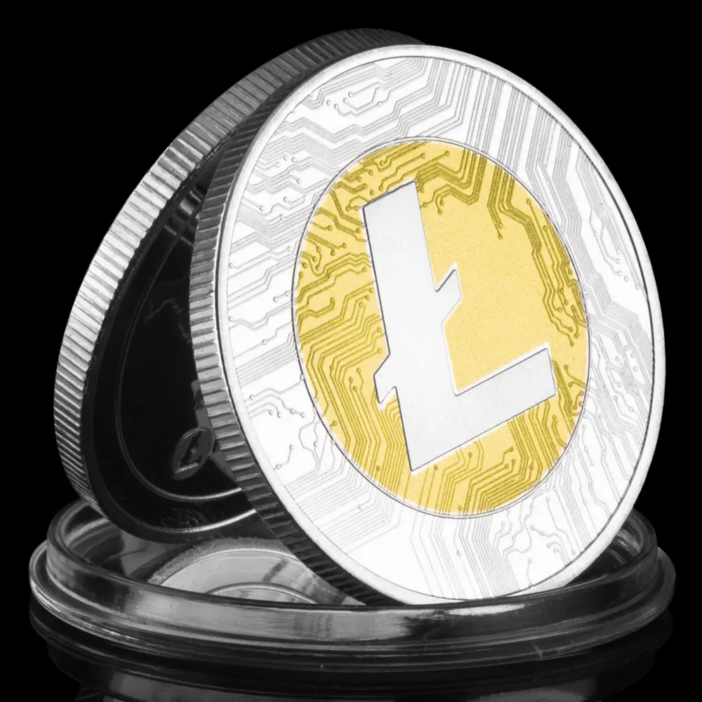 

Новый стиль, коллекционная криптовалюта Litecoin, сувенир, Посеребренная монета, физическая криптовалюта, коллекционная памятная монета