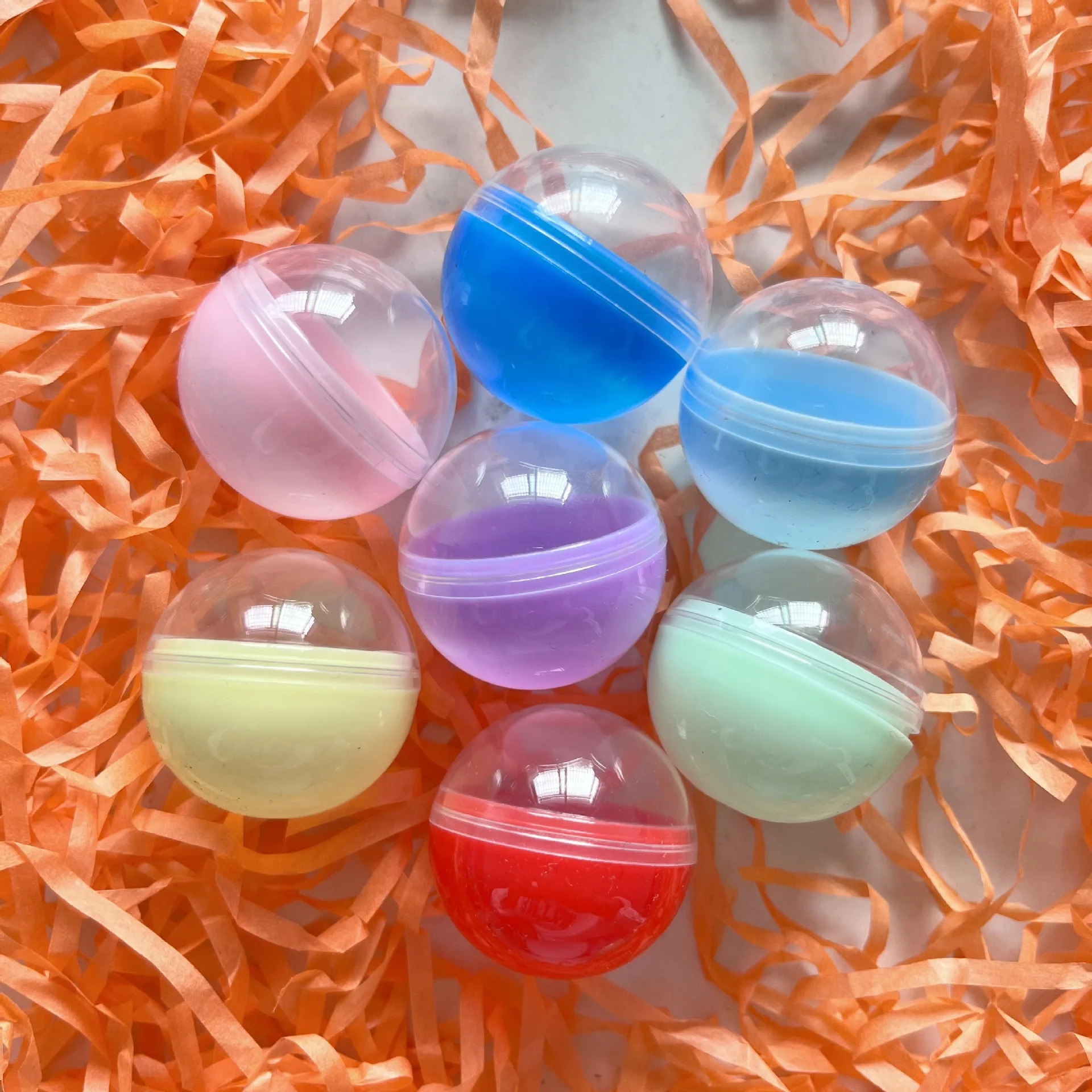 

50pcs 100pcs Children's mini 32mm gashapon mini kids toys claw candy machine plastic eggshell reward gift