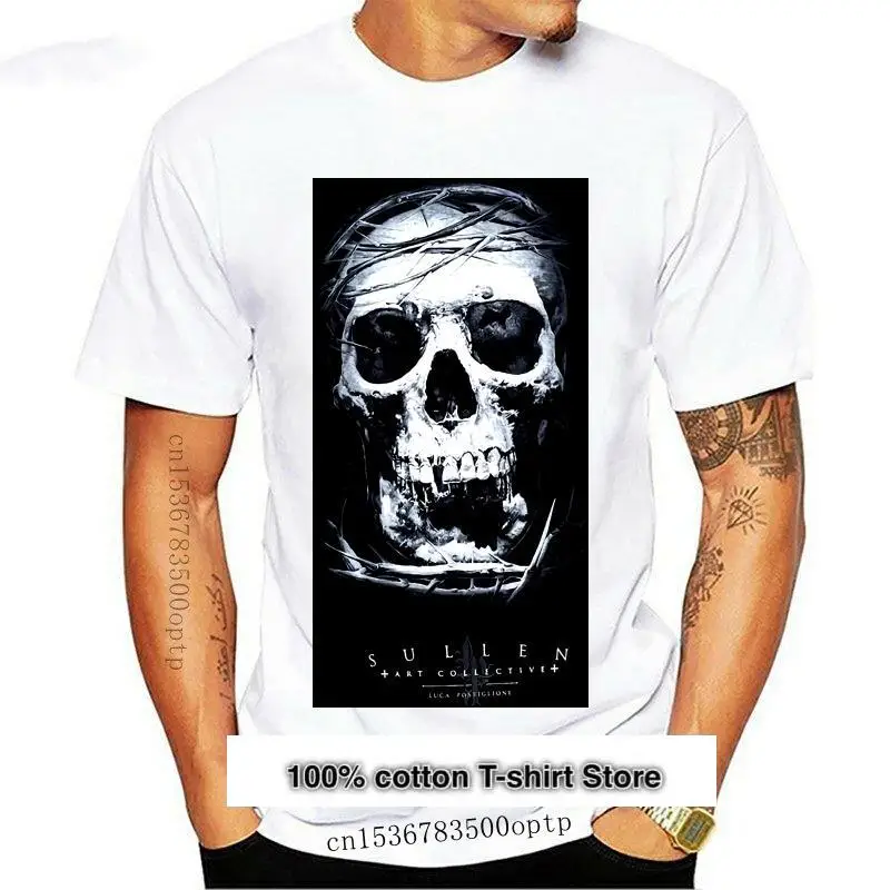 

Camiseta de artista Sullen Art Collective, camiseta de Skull, tatuaje negro, S-3xl, Reino Unido, 2021