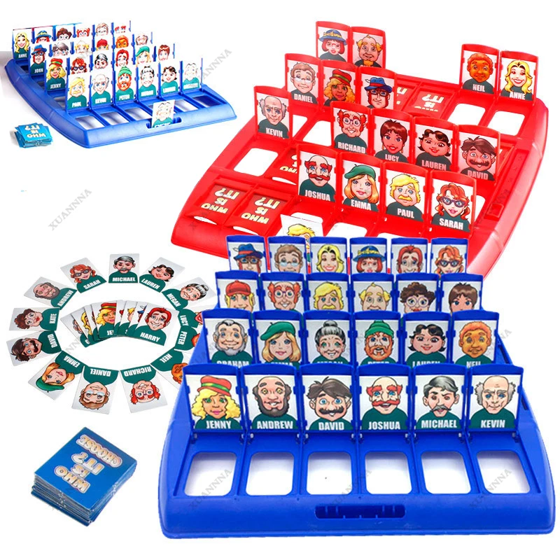 

Family Guessing Board Game Who Am I Classic Toys Memory Training Parent Child Leisure Time Party Puzzle Games for Kids Teens