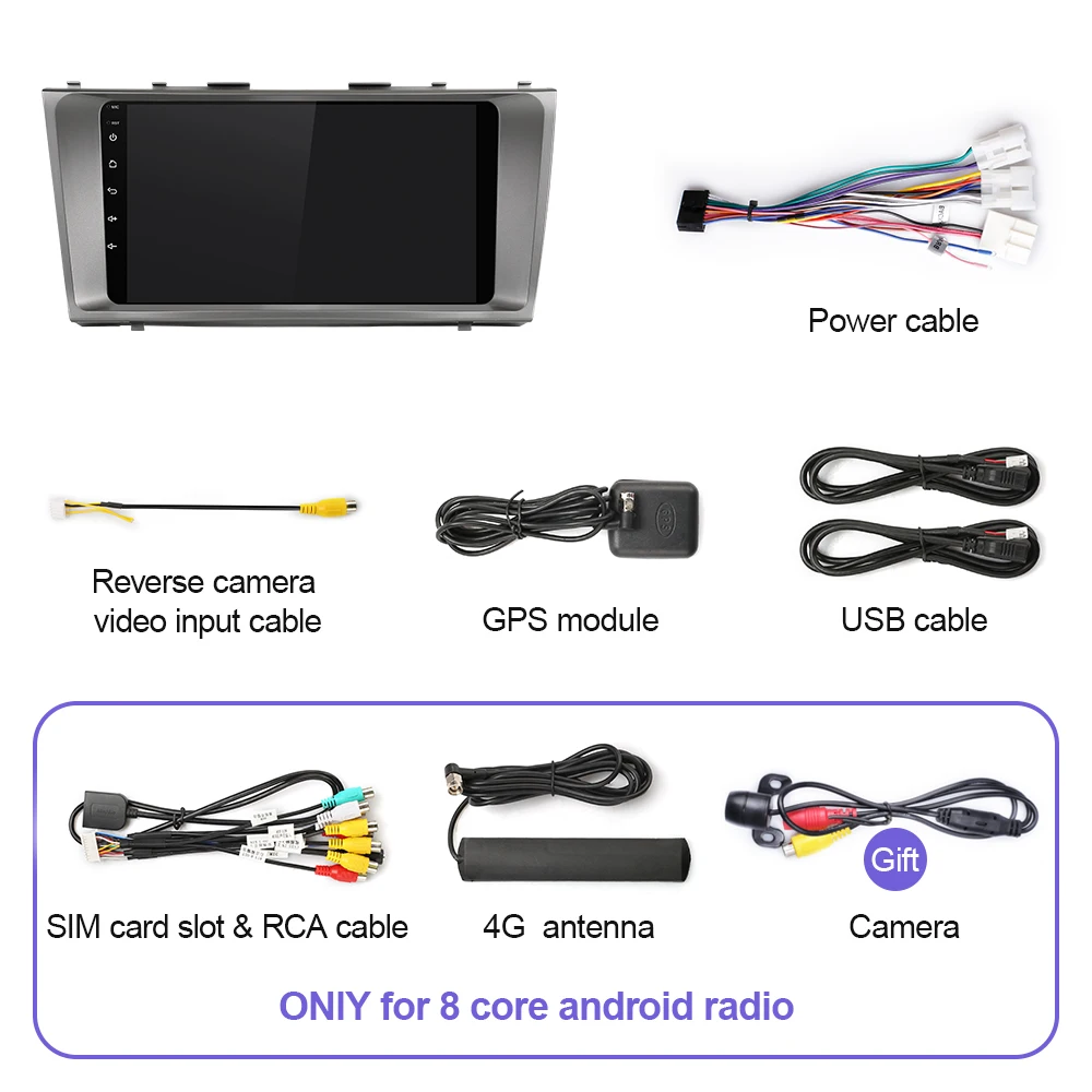 EBILAEN автомобильный мультимедийный плеер для Toyota Camry 40 2006-2011 Android 10 0 Авторадио GPS