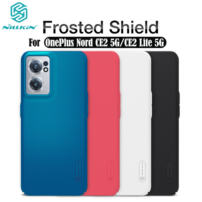 

Для OnePlus Nord CE 2 / CE2 Lite 5G чехол NILLKIN Frosted Shield чехол Hard PC защитный чехол на заднюю панель телефона для One Plus Nord CE2