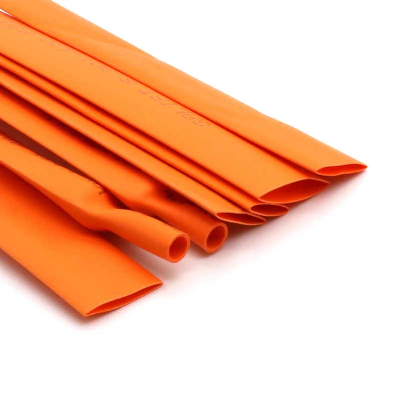 1 ~ 10 м термоусадочная трубка 2:1 оранжевый диаметр мм 50 полиолефиновая обертка для