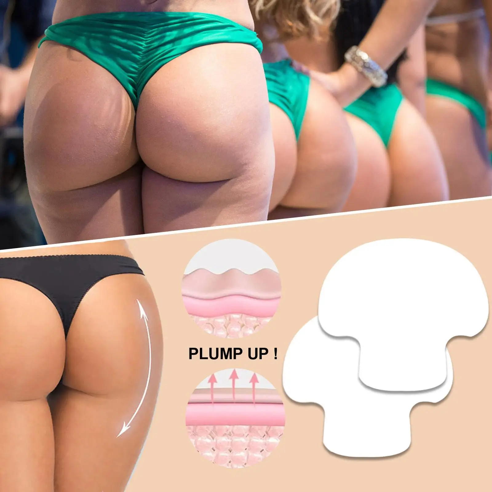 

Free Shiping Butt Lift Shaping Patch Set Booty Shaping Patches Buttock Lifting Mask Newly Private Hip Firming Sticker Buttocks
