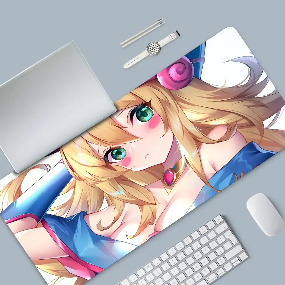 YuGiOh Dark Magician Girl Коврик для мыши Большой игровой коврик LockEdge Утолщенный