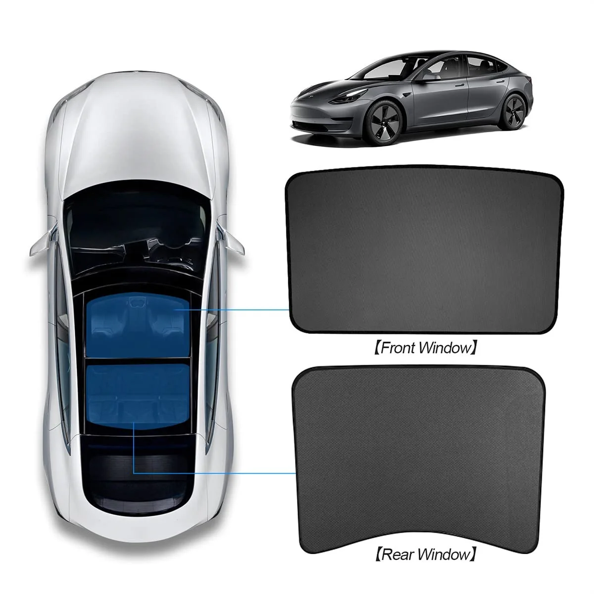 

Солнцезащитная сетка для автомобиля Tesla Model 3 Y