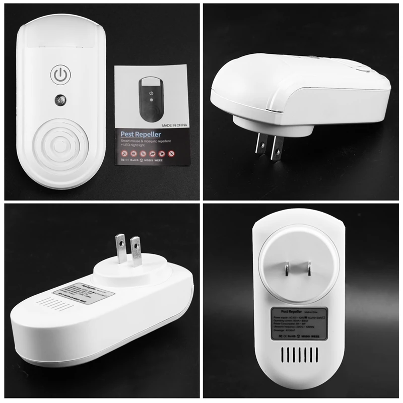 Ультразвуковой отпугиватель вредителей средство от комаров убийца насекомых в