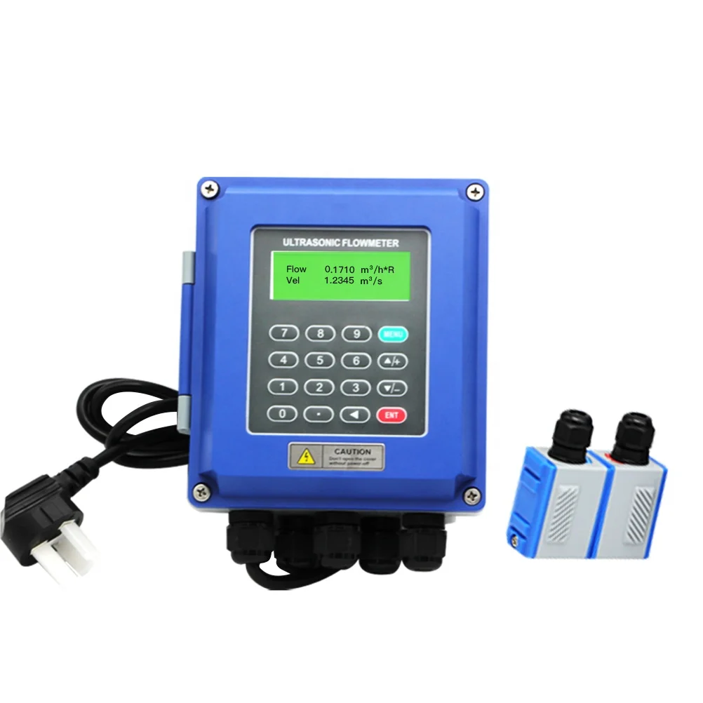 

GUF120A-W China wall mounted Clamp on pipe ultrasonic water flow meter price