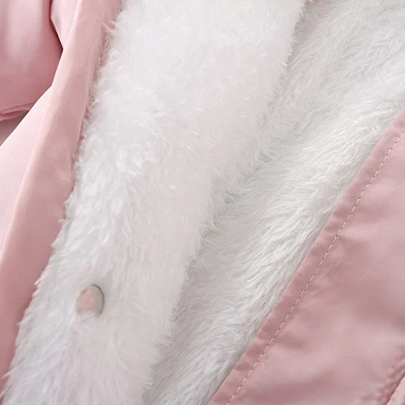 Зимний комбинезон для новорожденных теплый с пандой мальчиков и перчатками