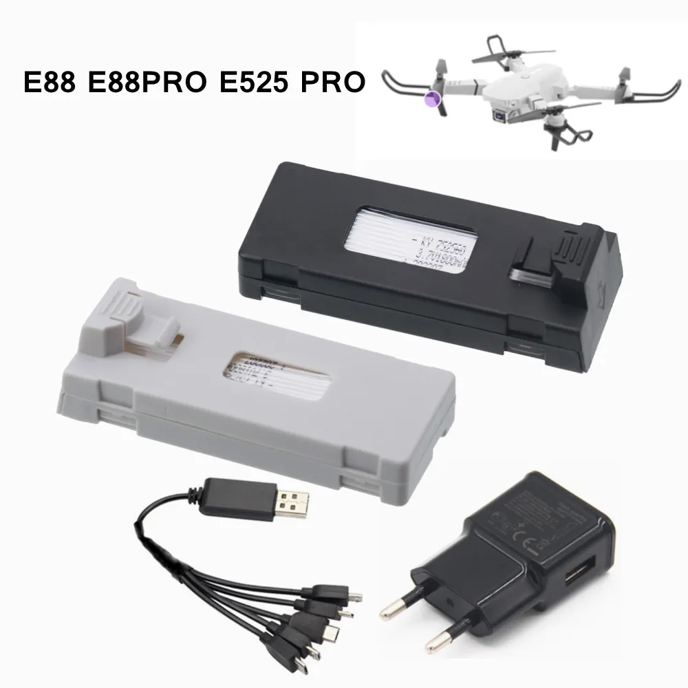 

3.7V 1800Mah RC Drone Battery Accessory For E88 E88PRO Ls-E525 E525 PRO Mini Uav Drone Battery Special 1800mAh Rc Parts Charger