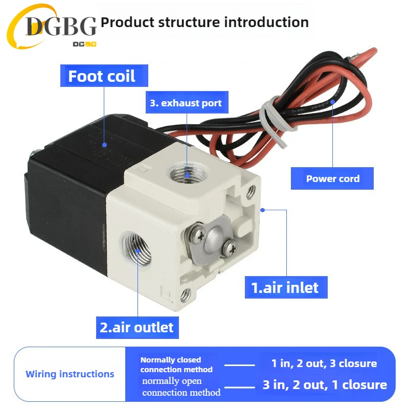 VT307-5G1-02 VT307V-5G1-01 VT307V-4G1-01 VT307-4G1-02 VT307-6G1-02 VT307-6G1-01 Vacuum high frequency electromagnetic valve