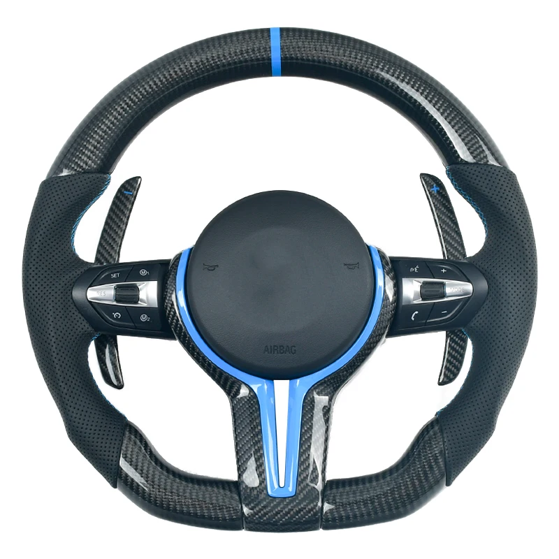 

M Sports Steering Wheel Cover For BMW F10 F11 F20 F30 F32 F34 F48 F25 F26 F15 F16 1 3 4 5 Series 550d 328m Upgrade Customized