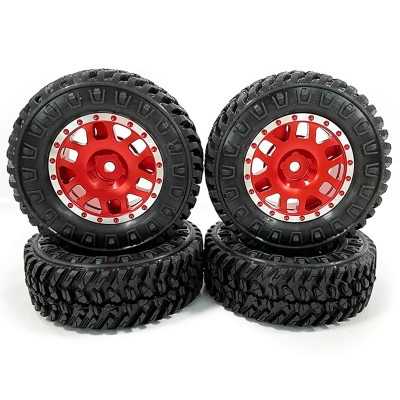 

4 шт. 1,0 шины и металлические колесные диски Beadlock для 1/24 радиоуправляемого гусеничного автомобиля Axial SCX24 FMS FCX24 Enduro24 детали