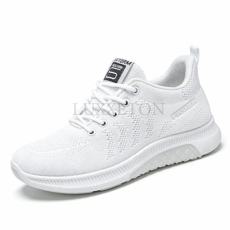Женские Вулканизированные Кроссовки С Дышащей Сеткой Повседневная Спортивная