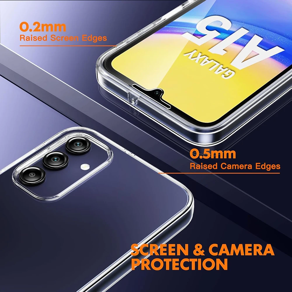 Чехол для Samsung Galaxy A55 A35 A15 A54 A34 A24 A14 A53 A33 A13 360 °