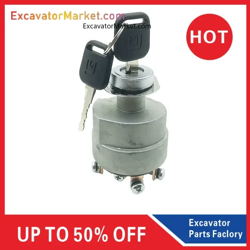 Запчасти для экскаватора Liugong Lg906 907 908 915 922 925d переключатель зажигания аксессуары