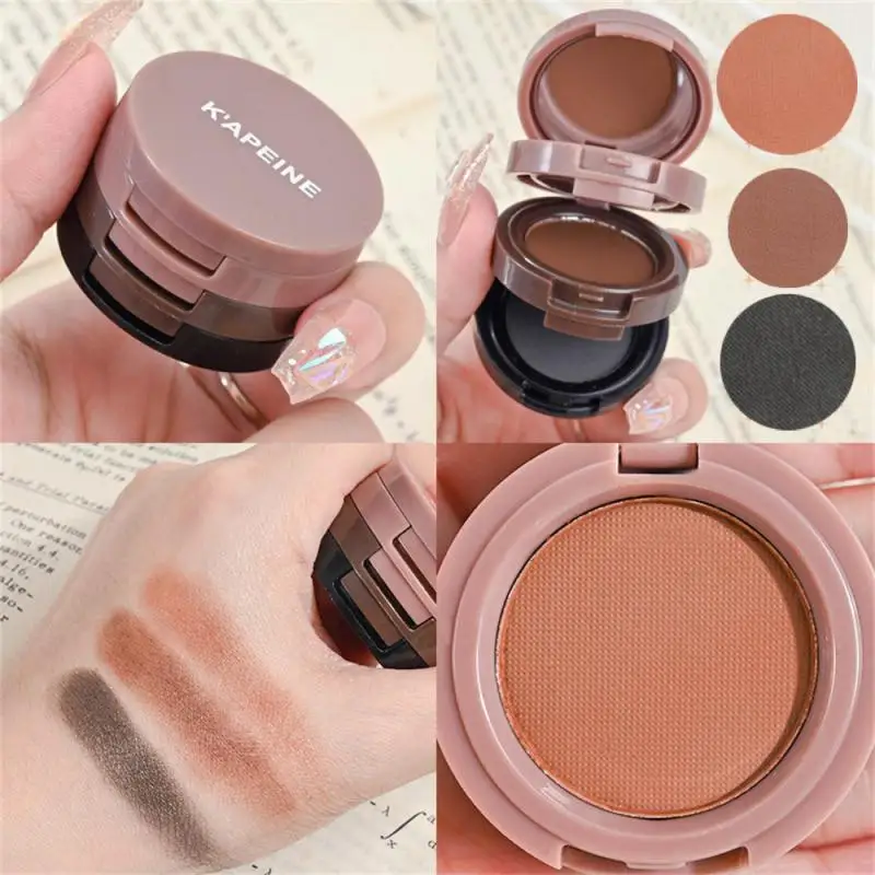 

Multifunctional Eyeshadow Make Up Tricolor Pearlescent Sandwich Cosmetics Macaron Eyeshadow Plate Eyebrow Powder Korean Makeup