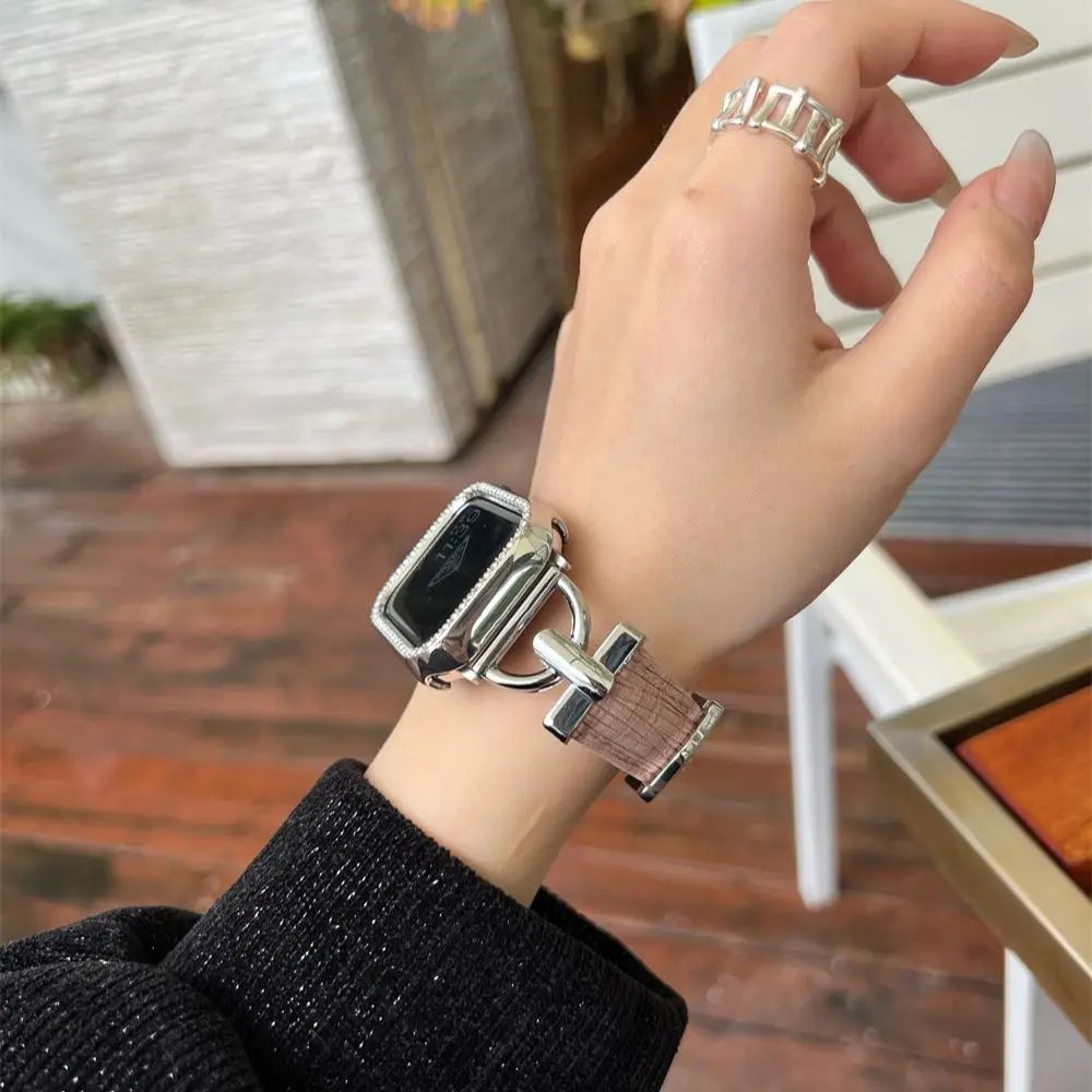 Ремешок из натуральной кожи для Apple Watch SE 7654 42 мм 38 44 40 |