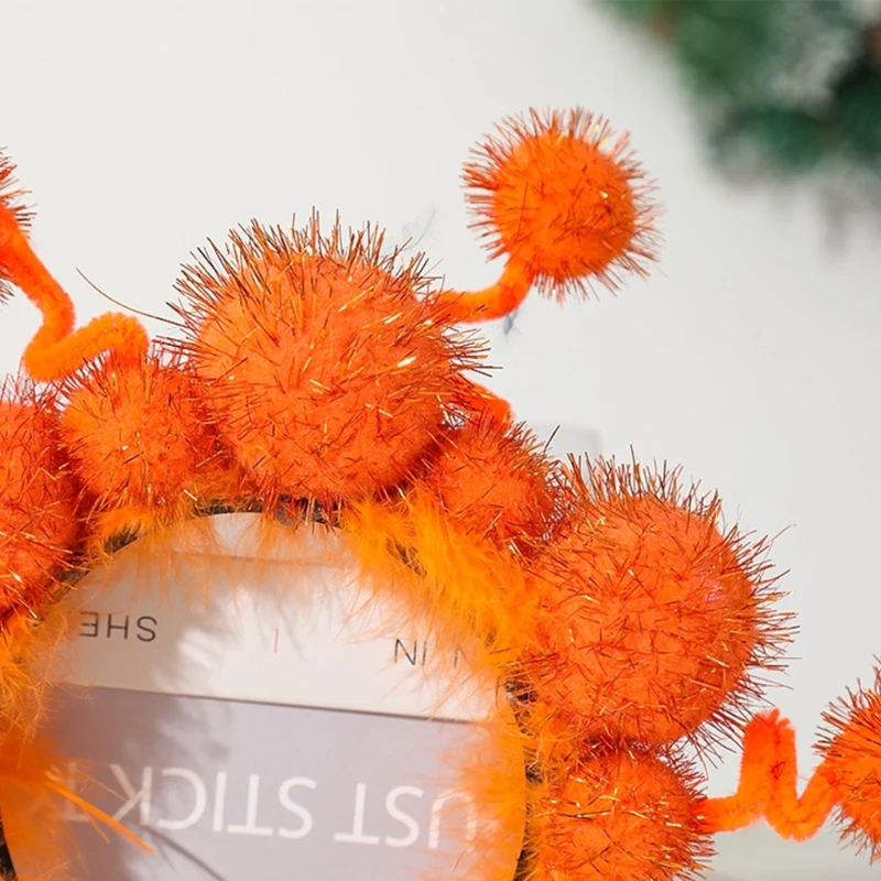 652F Забавная темная повязка на голову с гирляндой Хэллоуин костюм для украшения