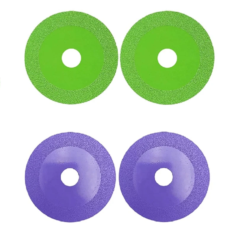 

Spot Goods 4Pcs Glass Cutting Disc Saw Blade Wheel Glass Ceramic Cutting For Angle Grinder 4 Inch Diamond Saw Blade Wheel