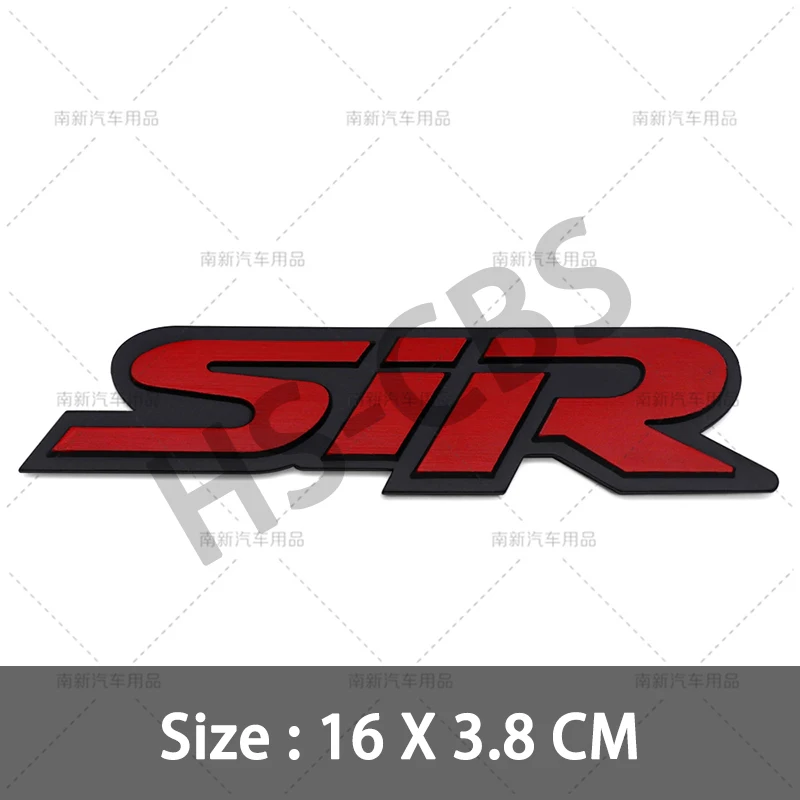 

3D ложка Спортивный модуль RS RR Тип R значок JS Гонки Mugen Sir задний багажник эмблема для Accord Spirior Civic City подходит Crv Odyssey