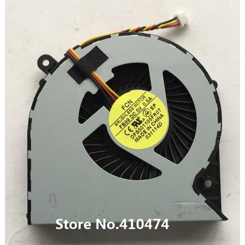

New Fan for Toshiba C850 C855 C870 C875 L850 L850D L870 L870D CPU Cooling Fan DFS501105FR0T MF60090V1-C450-G99