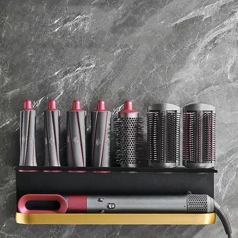 Новый настенный стеллаж для хранения щипцов завивки волос подходит Dyson Airwrap полка
