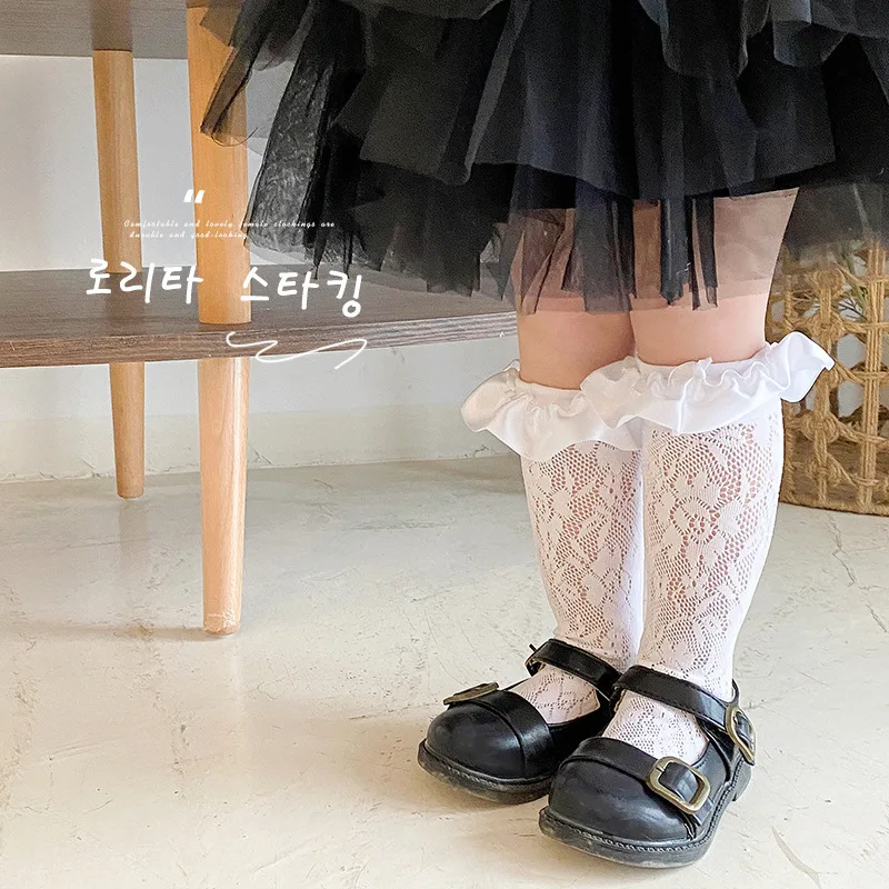 

Japanese Girl Socks Lolita 2 pairs Students' Socks Lace Socks Lolita Korean Style Socks Kids Stockings White Socks Frilly Socks