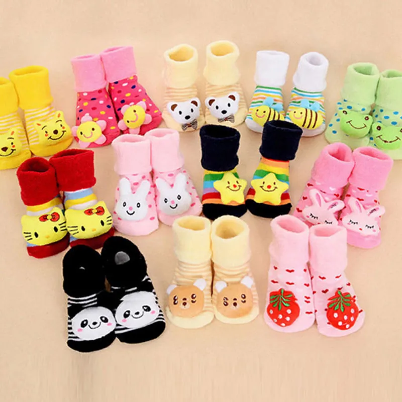 

2020 Baby Stuff Newborn Baby Boy Girl 3D Cartoon Animal Floor Socks Anti-Slip Socks Shoes Boots Indoor