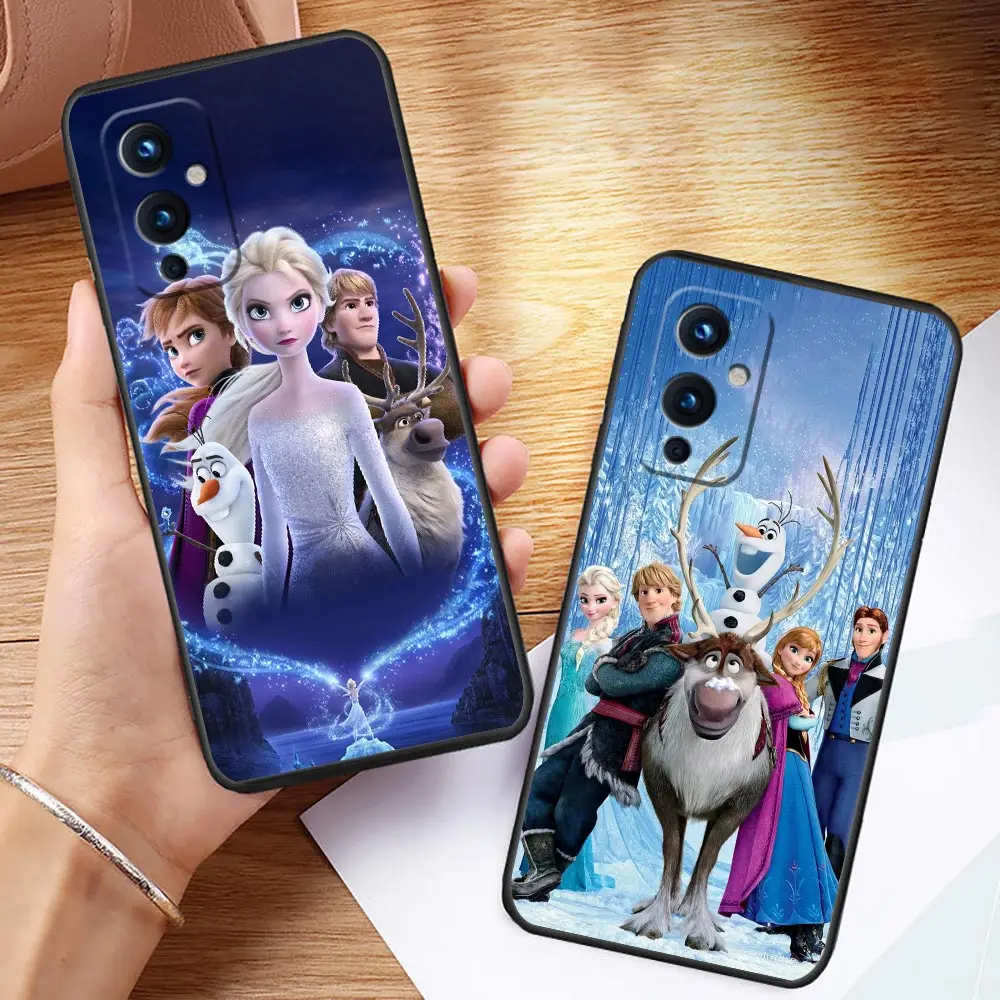 

Funda Case For Oneplus 9 8 8T 7 7T 6 6T 5 5T NORD N100 N10 2 CE 5G Pro Soft Silicone Phone Case Capa Para Frozen Beautiful Elsa