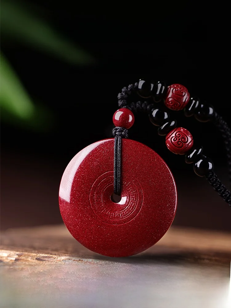 Натуральная натуральная киноварь с высоким содержанием кулон пряжкой мира