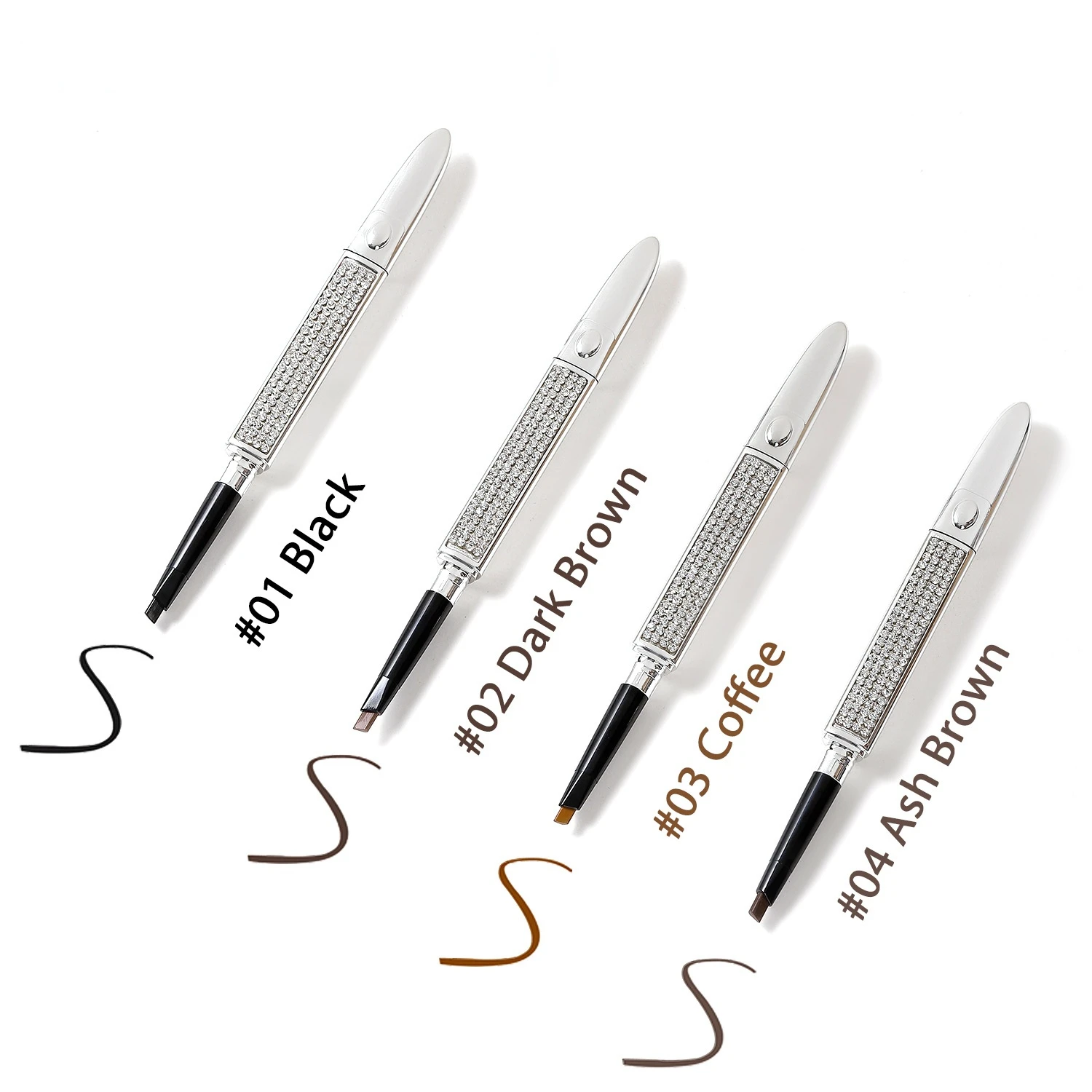

2-in-1 Waterproof And Long Lasting Eyebrow Pencil With Brush And Refill And Isdefinitely Waterproof And Long Lasting