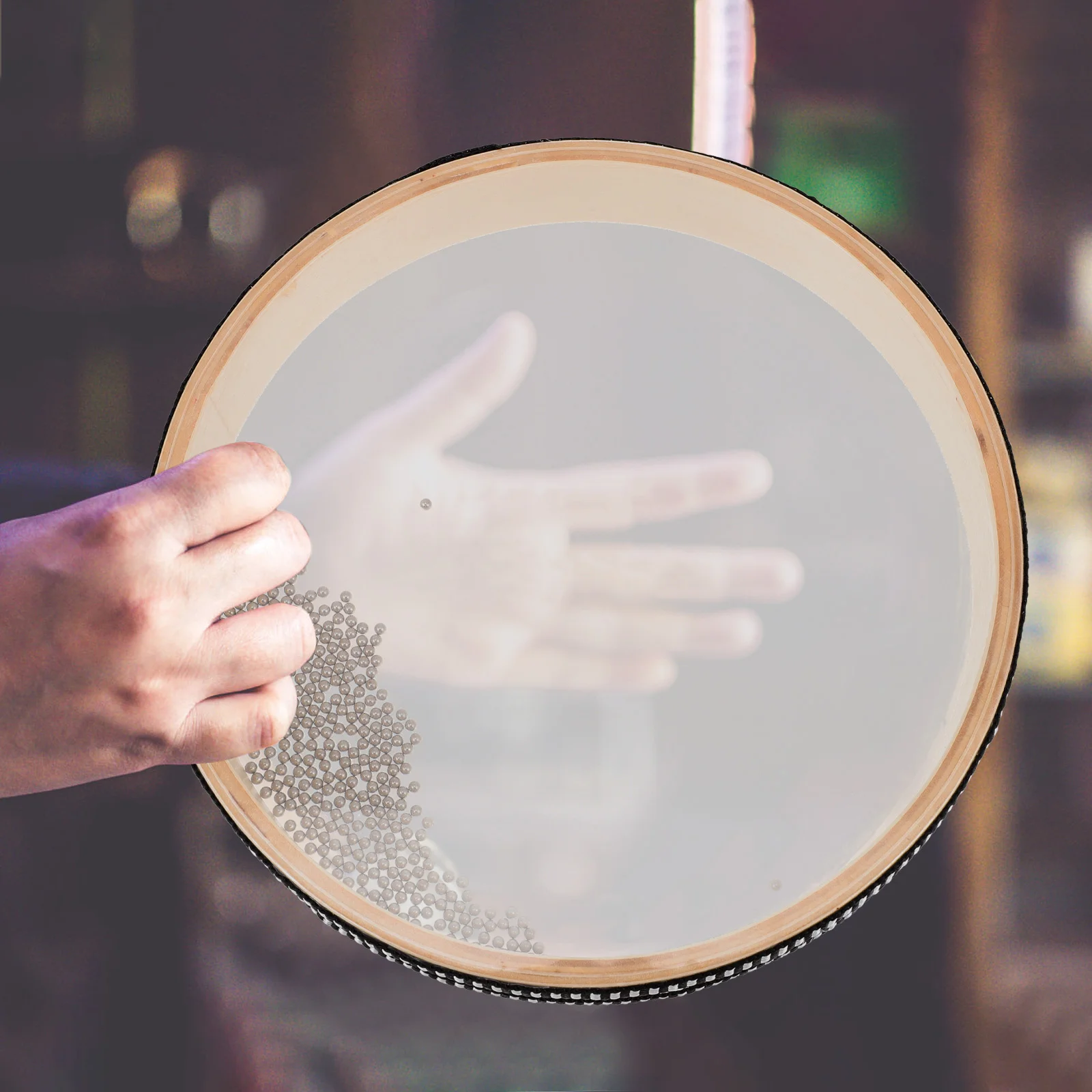 Ударный инструмент Волны Музыкальный барабан Детские рождественские бубенные