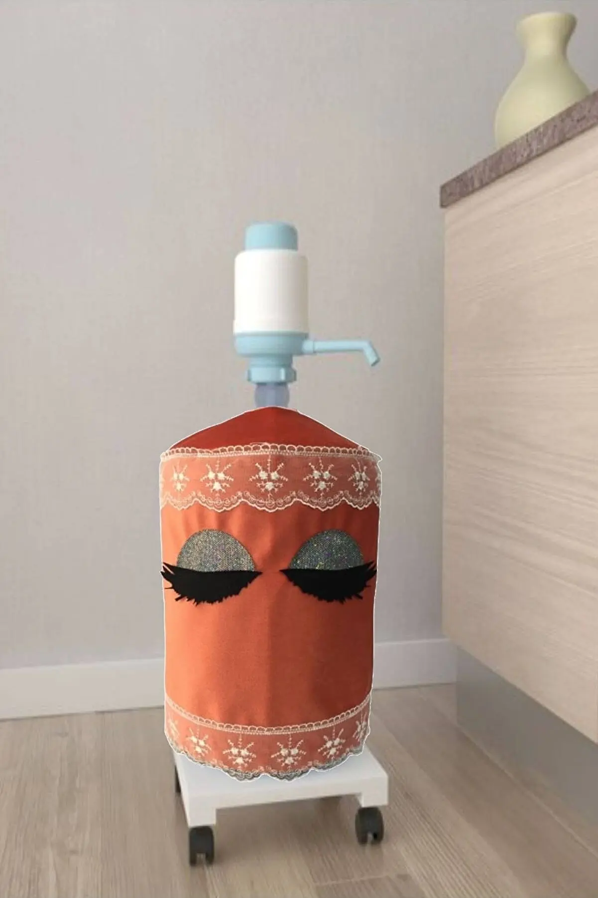 

Чехол Carboy с оранжевым кувшином для воды, декоративный дизайнерский чехол 49814290