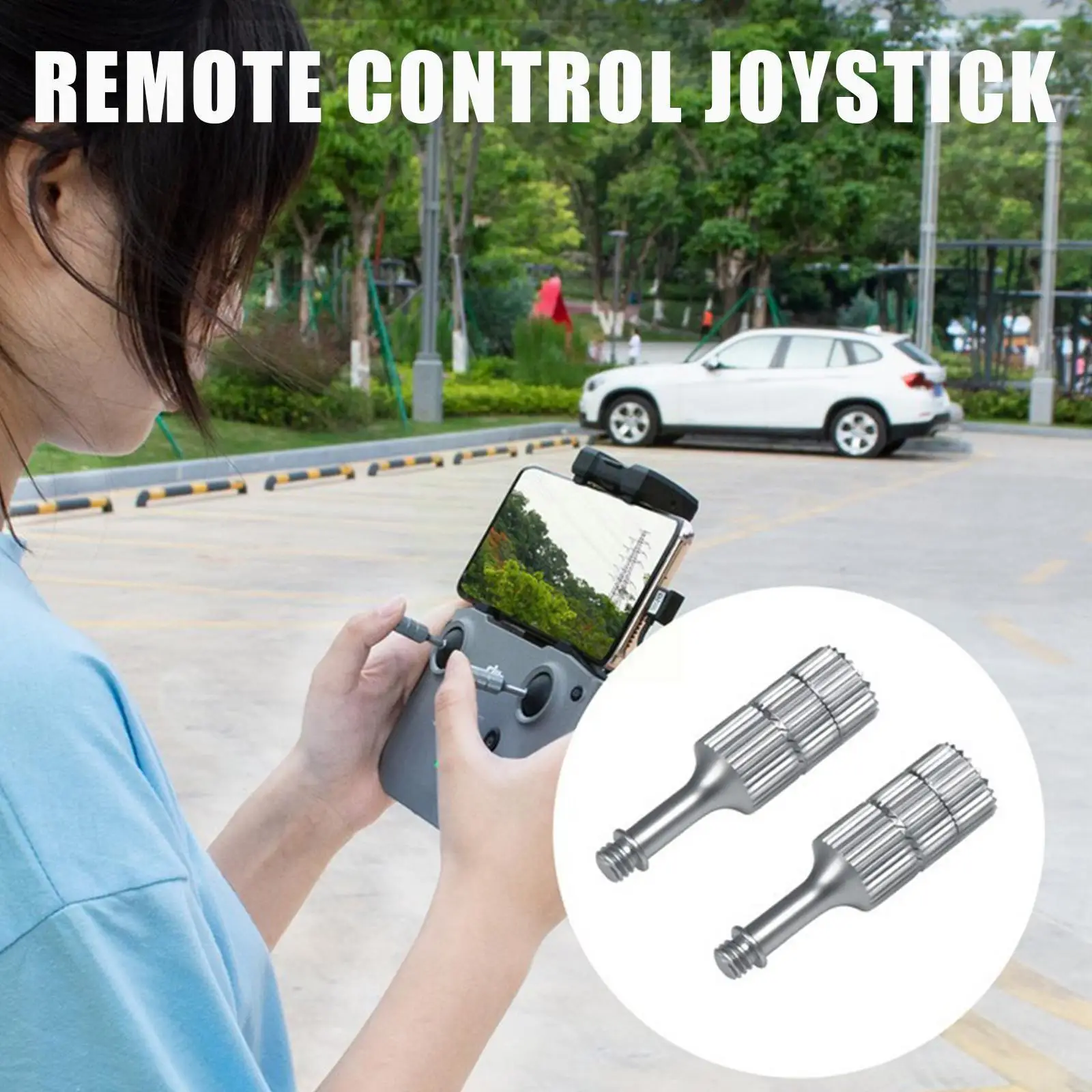 

1 Pair Heightening Drone RC Remote Control Thumb Stick For DJI Mini 3 Pro/Air2/Air2S/Mini2/Mavic3 Aluminum Alloy Joystick X3E3