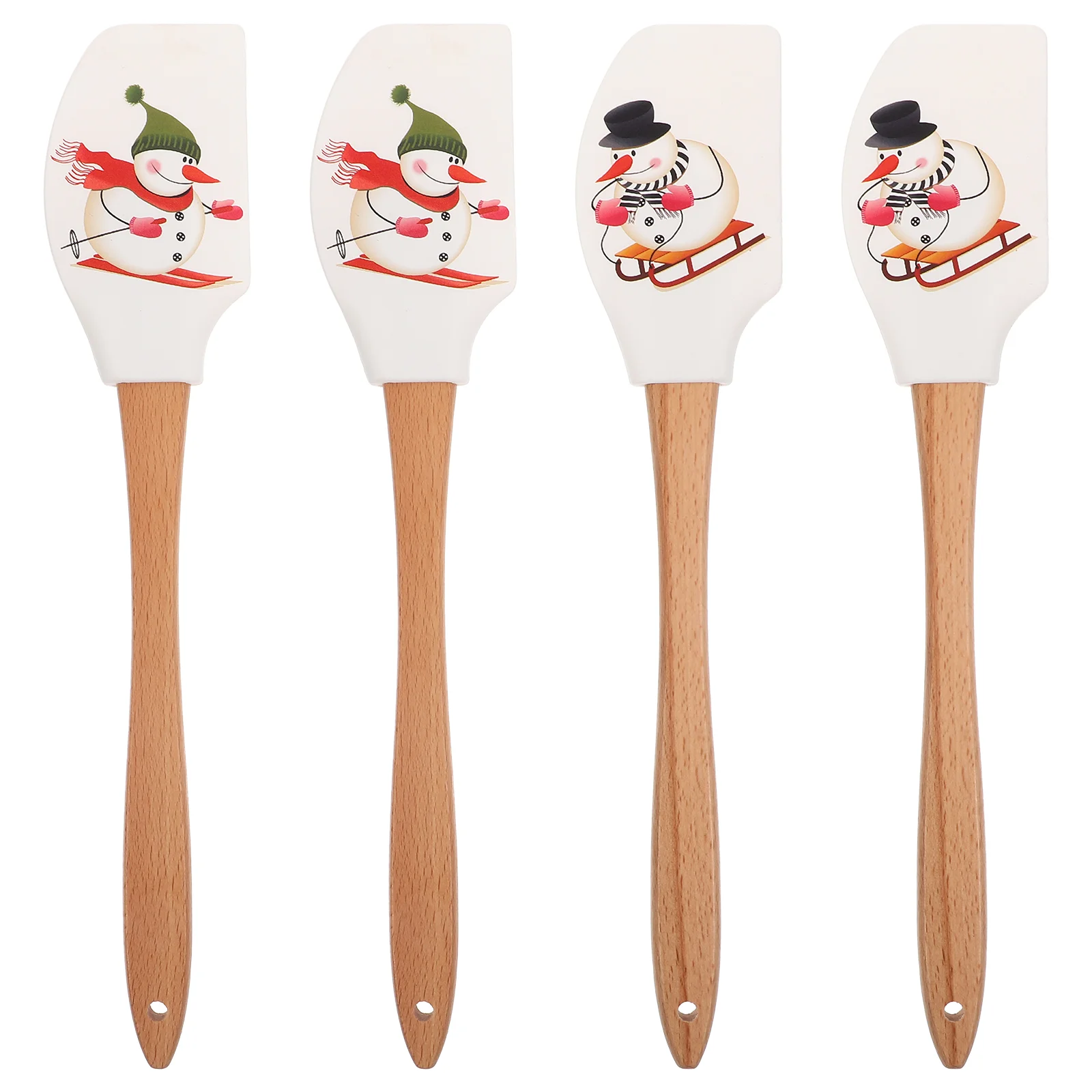 

Spatula Spreader Christmas Spatulas Silicone Baking Kitchen Cake Scraper Cheese Butterpancake Sandwich Holiday Snowman