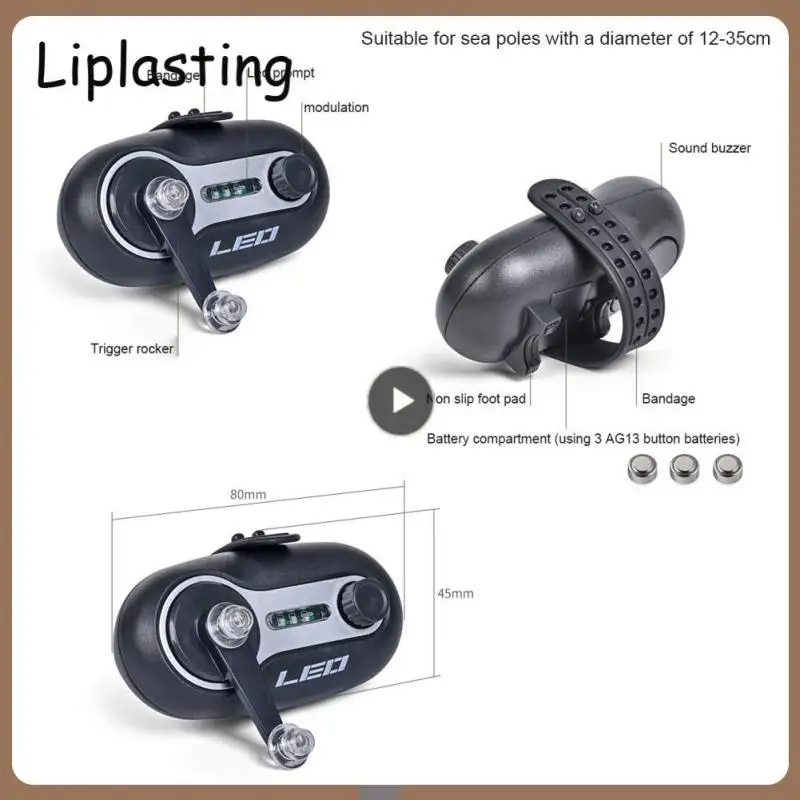 

With Loud Siren Daytime Night Indicator Fish Bite Indicator Fishing Alarm Universal Water Resistant Automatic Sensor Led Light