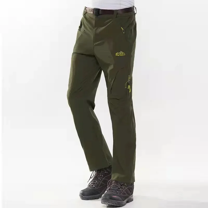 

Брюки мужские спортивные повседневные, тонкие эластичные быстросохнущие Тактические Водонепроницаемые штаны для походов и отдыха на открытом воздухе, на лето