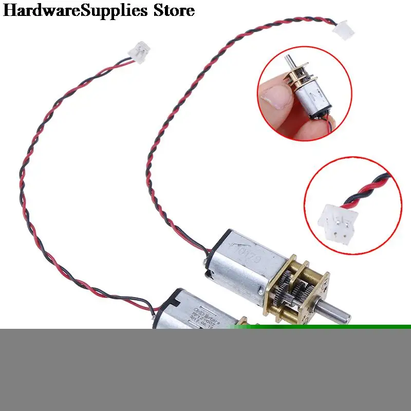 

DC 3V-6V 5V 55rpm reduction gearbox slow speed micro n20 full metal gear motor