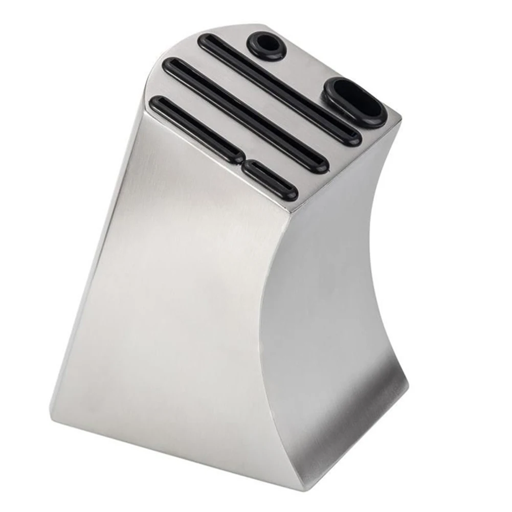 

Stainless Steel Cutter Holder Knives Storage Shelf Rack Kitchen Tool