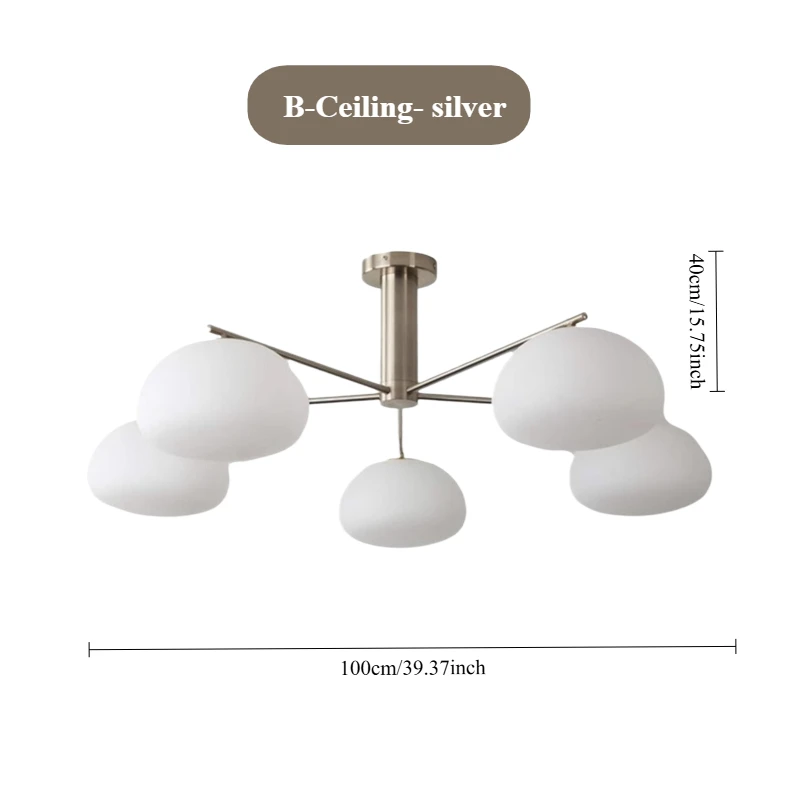 

Потолочный светильник HomeLover Briette молочно-белый